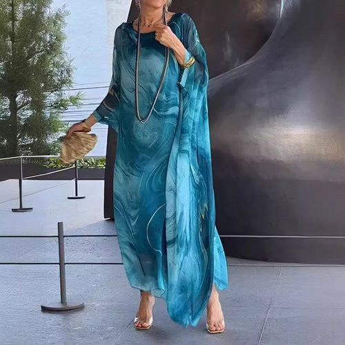 Elegant Flowing Boho Maxi Dress
